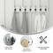 Flash Furniture Daly Wall Mounted 34 Inch Solid White Pine Wood Storage Rack w/7 Hooks HGWA-SCR-7-SLDWHT-GG - alternate 6